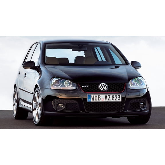 2004 Volkswagen Golf GTI 5 Door - 12x18 Inch Laminated Poster - Stunning Detail and Bold Colors