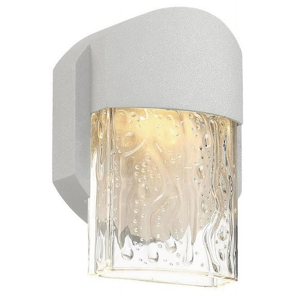 20043S-LEDDMG-SAT-CLR 5 in. Mist LED ADA Wall Sconce Light, Satin