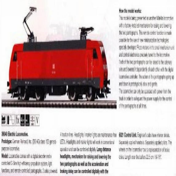 2004Q1 Digital Electric Locomotive class 152 DB AG - Discontinued