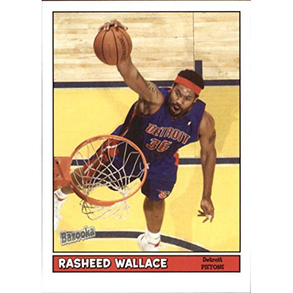2005-06 Bazooka #16 Rasheed Wallace NBA Basketball Trading Card
