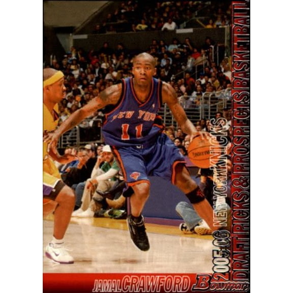 2005-06 Bowman #49 Jamal Crawford NBA Basketball Trading Card