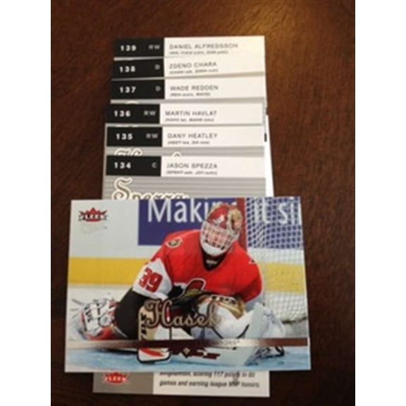 2005-06 Fleer Ultra Ottawa Senators Team Set 7 Cards No SP