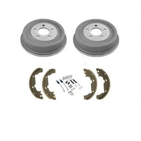 2005-06 Rolet for Equinox Brake Drums & Shoes Kit - OE Style, Fits 4 Models!