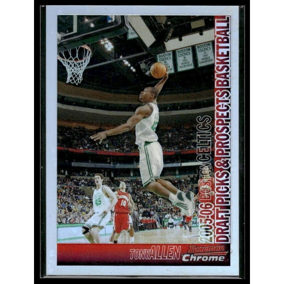 2005 Topps 1952 Style Chrome Refractors #34 SN Tony Allen Celtics NBA Basketball Card