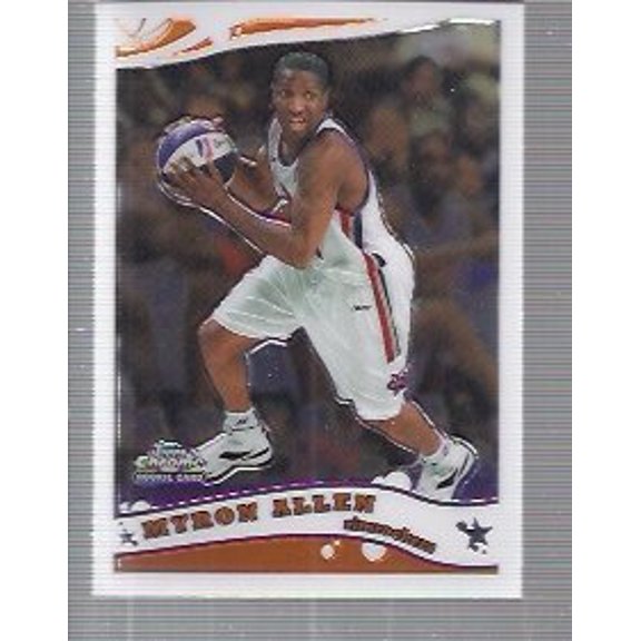 2005-06 Topps Chrome #251 Myron Allen DL RC NBA Basketball Trading Card