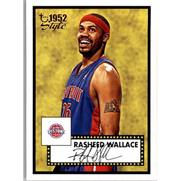 2005-06 Topps Style #109 Rasheed Wallace NBA Basketball Trading Card