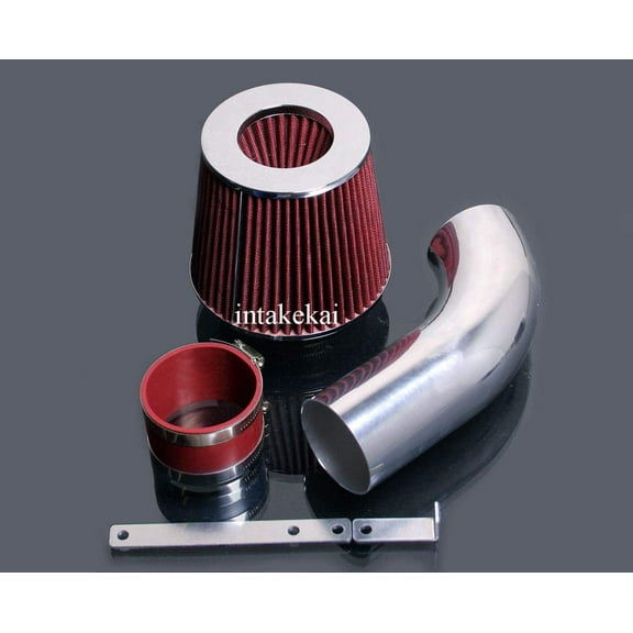 2005 2006 2007 VOLKSWAGEN GOLF GTI 2.0 & 2006 2007 2008 VW JETTA PASSAT AUDI A3 2.0L L4 Turbocharged ENGINE AIR INTAKE KIT SYSTEMS (RED)