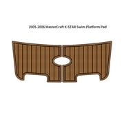2005-2006 MasterCraft X-STAR Swim Platform Pad Boat EVA Foam Teak Deck Floor Mat