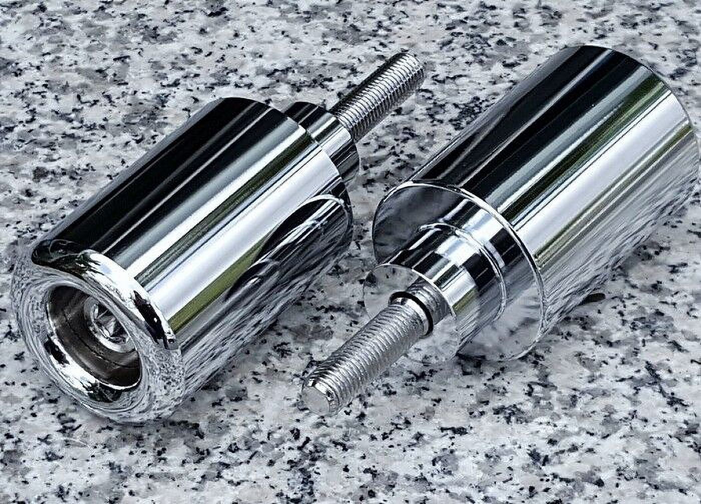I5motorcycle Chrome Frame Sliders For 2001-2002 Suzuki GSXR1000 | Crash Protectors