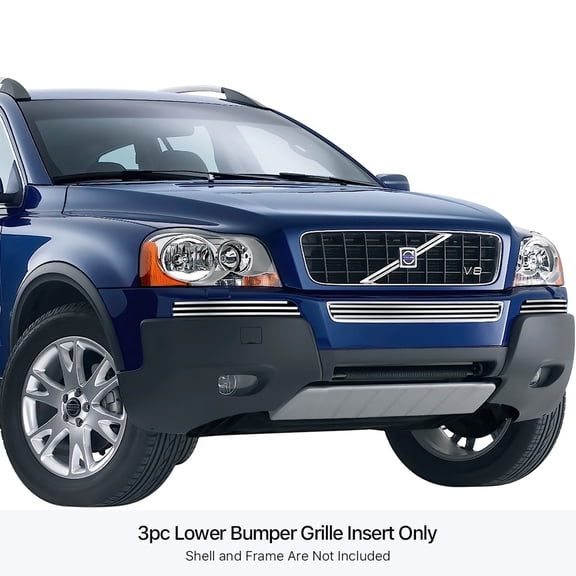 APS 2005-2006 Volvo XC90 Stainless Steel Billet Grille 8x6 horizontal billet
