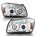 thumbnail image 1 of 2005-2007 Dodge Magnum LED Halo Projector Headlights Lights Lamp Left+Right, 1 of 7