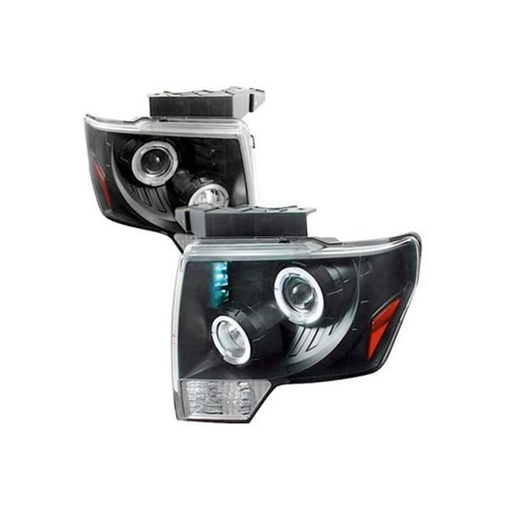 2005-2007 Ford Focus Headlights - Black