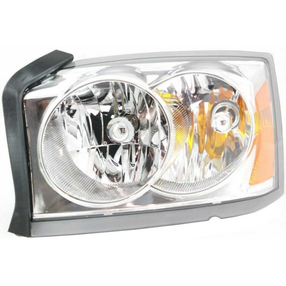 2005-2007 Replacement Driver Side Headlight For Dodge Dakota W/Bulb + Socket