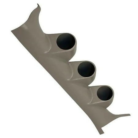 GlowShift | Gray Triple Gauge Pillar Pod for 2005-2008 Dodge Magnum