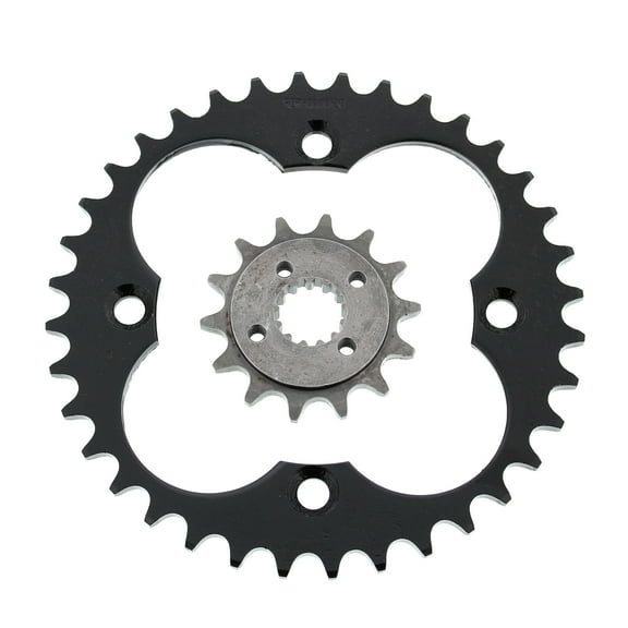 2005-2008 Honda 400EX TRX400EX 14 Tooth Front & 36 Tooth Rear Silver Sprocket
