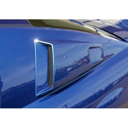 2005-2009 Ford Mustang Couture Urethane CVX Window Scoop Louvers - 2 Piece