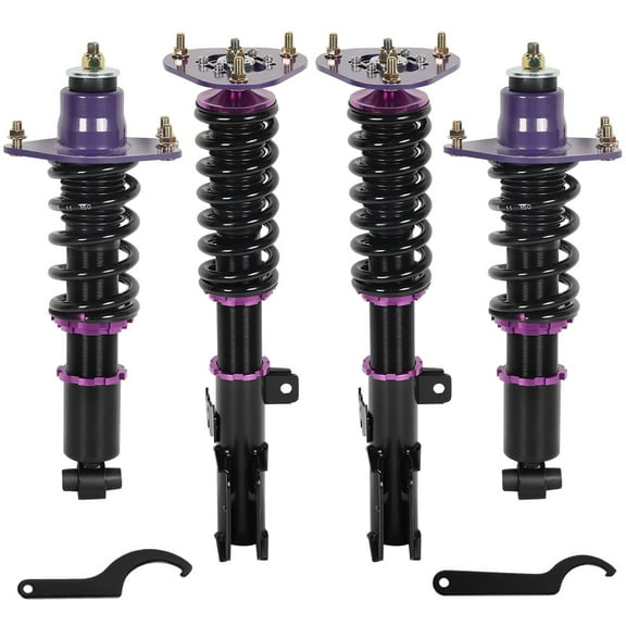 SPEEDWOW Coilover Shocks Kits for 2005-2010 Toyota Scion TC, 24 Levels Damper Adjustable Coilovers Suspension Struts Kit