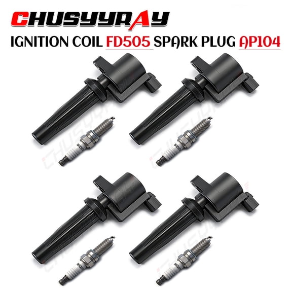 For 2005-2011 Ford Focus Ignition Coil and Spark Plug Set FD505