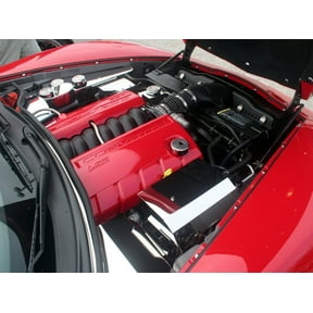 2005-2013 C6 Corvette Chrome Engine & Trunk Screw Cap Cover Kit - 60pc