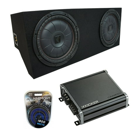 2005-2015 Ford Mustang Coupe Kicker CompVT CVT12 Dual 12" Custom Sub Box CXA8001