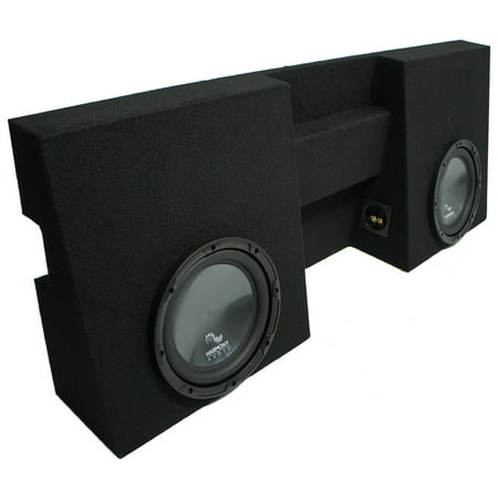 2005-2015 Toyota Tacoma Double Cab Truck Harmony R104 Dual 10" Sub Box Enclosure