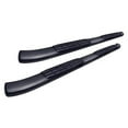 thumbnail image 1 of 2005-2017 Tacoma Double Cab 4 in. Oval Blackout Series Sidebars Stainless Steel - Black, 1 of 1