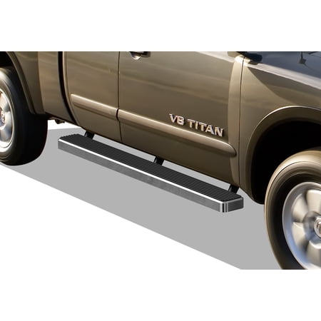 2005-2019 Nissan Frontier King Cab 2005-2012 Suzuki Equator Extra Cab Hairline Finish 5 Inch Door to Door Side Bar Side Step Running Board