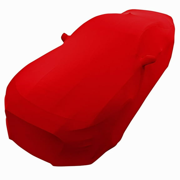 2005-2024 Ford Mustang Ultraguard Stretch Satin Indoor Car Cover Red