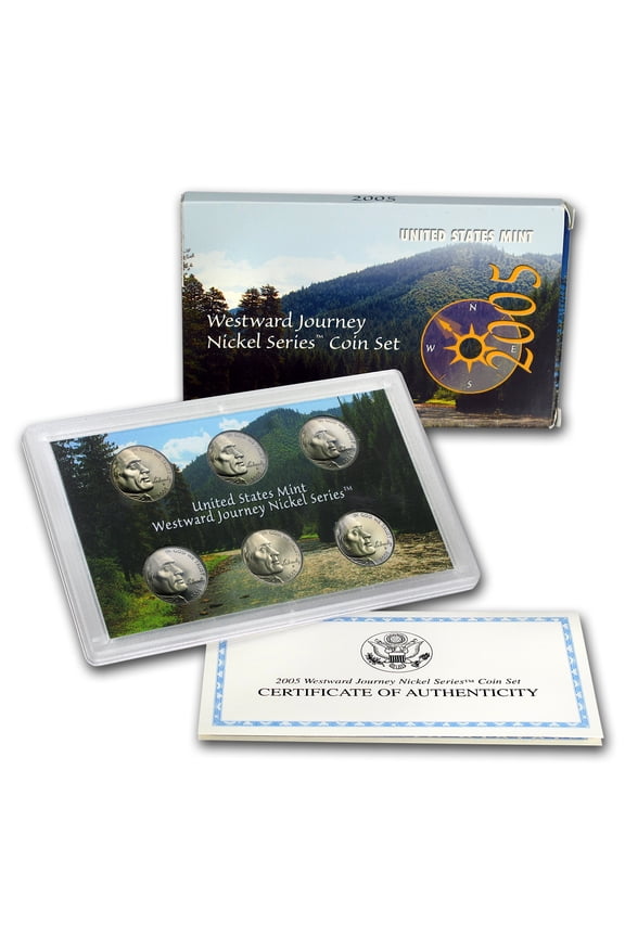 2005 6-Coin Westward Journey Nickel Set (w/Box & COA)