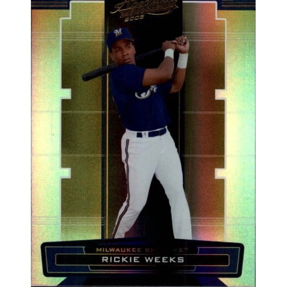 2005 Absolute Memorabilia #179 Rickie Weeks MLB Baseball Trading Card