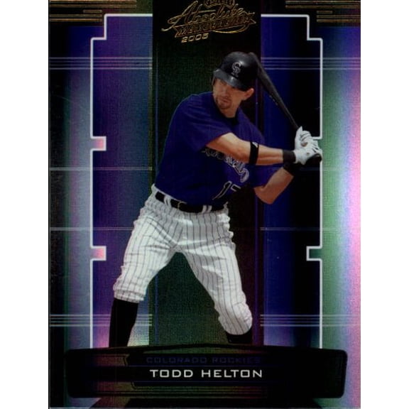 2005 Absolute Memorabilia #195 Todd Helton MLB Baseball Trading Card