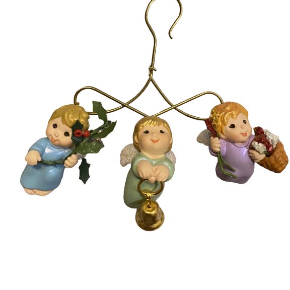 2005 Angelic Trio Hallmark Keepsake Christmas Tree Ornament - QXM8162