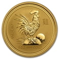 thumbnail image 1 of 2005 Australia 1 oz Gold Lunar Rooster BU (Series I), 1 of 2