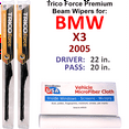 thumbnail image 1 of 2005 BMW X3 Performance Beam Wipers (Set of 2), 1 of 3