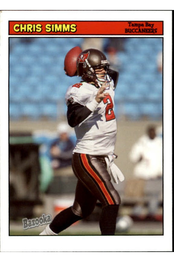 2005 Bazooka #115 Chris Simms NFL Football Trading Card