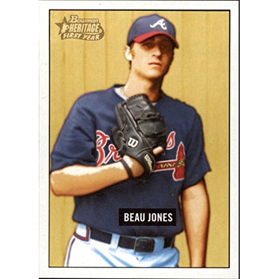 2005 Bowman Heritage #347 Beau Jones FY SP RC MLB Baseball Trading Card