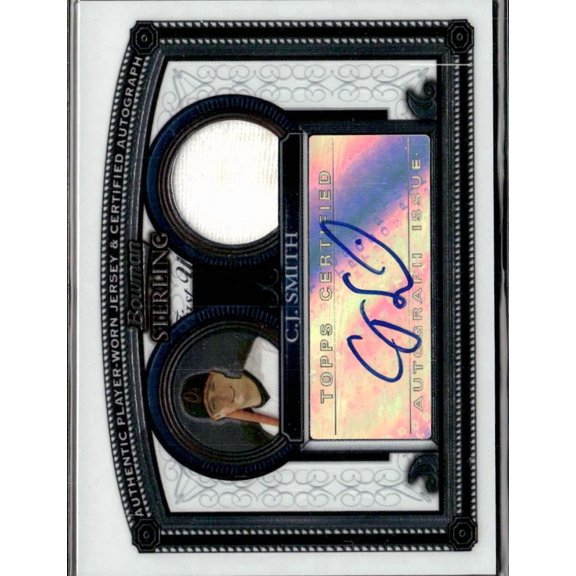 2005 Bowman Sterling C.J. Smith #BS-CS MEM AU RC