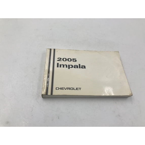 2005 Chevrolet Impala Owners Manual OEM C02B42049