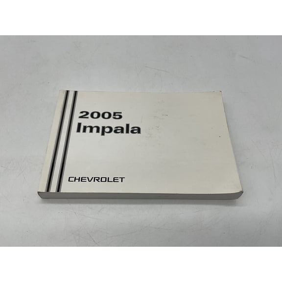 2005 Chevrolet Impala Owners Manual OEM H04B51011