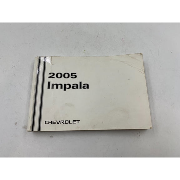 2005 Chevrolet Impala Owners Manual OEM K04B51005