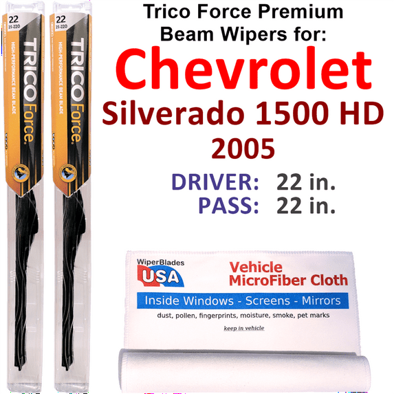 2005 Chevrolet Silverado 1500 HD Performance Beam Wipers (Set of 2)