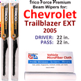 thumbnail image 1 of 2005 Chevrolet Trailblazer EXT Performance Beam Wipers (Set of 2), 1 of 3