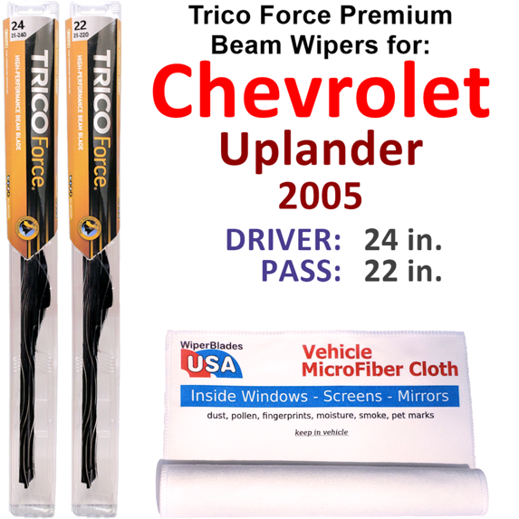 2005 Chevrolet Uplander Performance Beam Wipers (Set of 2)