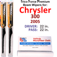 thumbnail image 1 of 2005 Chrysler 300 Performance Beam Wipers (Set of 2), 1 of 3
