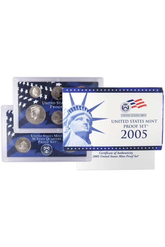 2005 Clad Proof Set U.S. Mint Original Government Packaging OGP COA