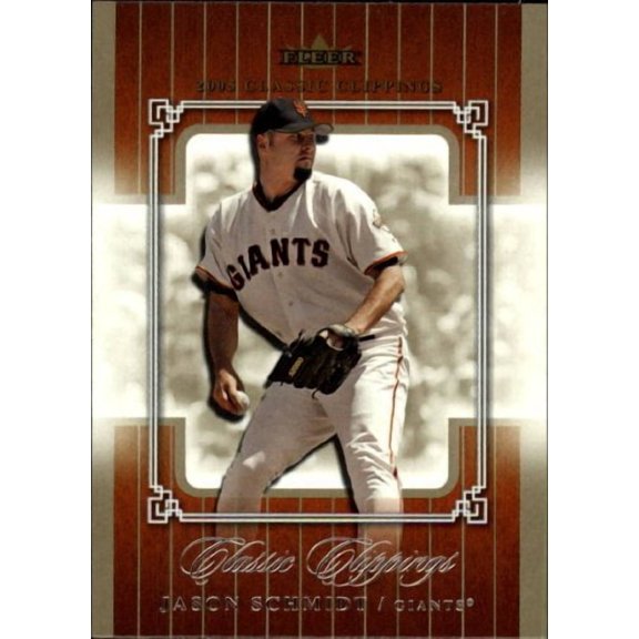 2005 Classic Clippings #25 Jason Schmidt MLB Baseball Trading Card