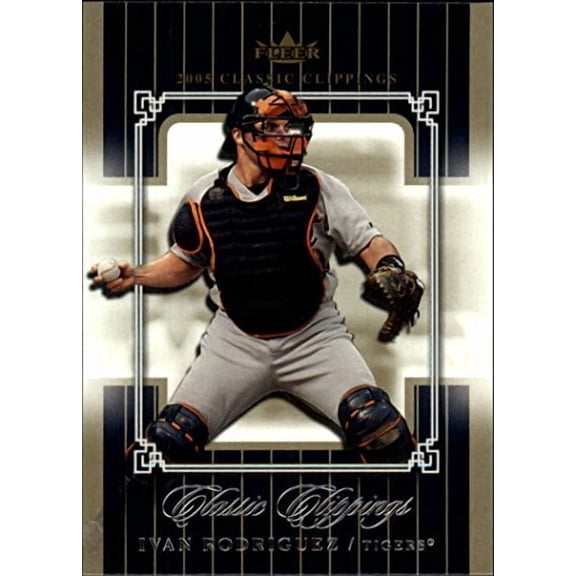 2005 Classic Clippings #27 Ivan Rodriguez MLB Baseball Trading Card