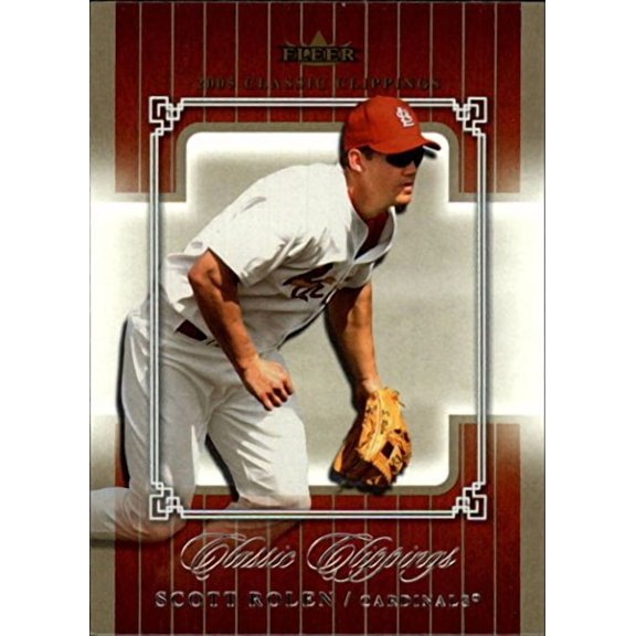 2005 Classic Clippings #31 Scott Rolen MLB Baseball Trading Card