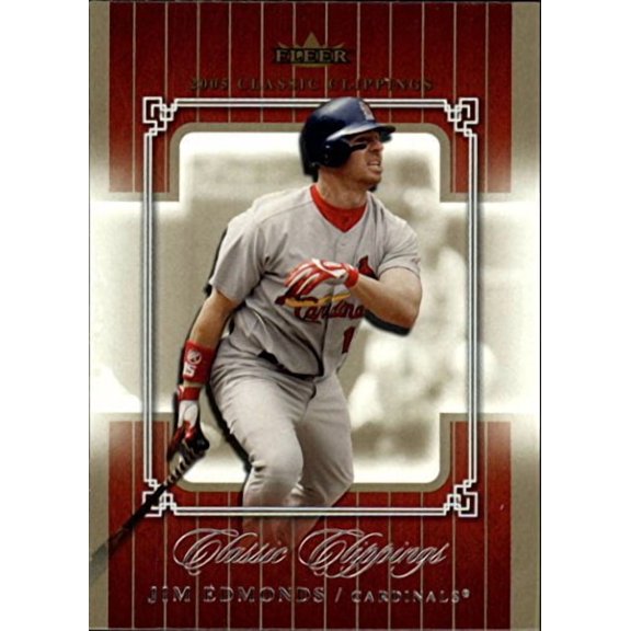 2005 Classic Clippings #38 Jim Edmonds MLB Baseball Trading Card