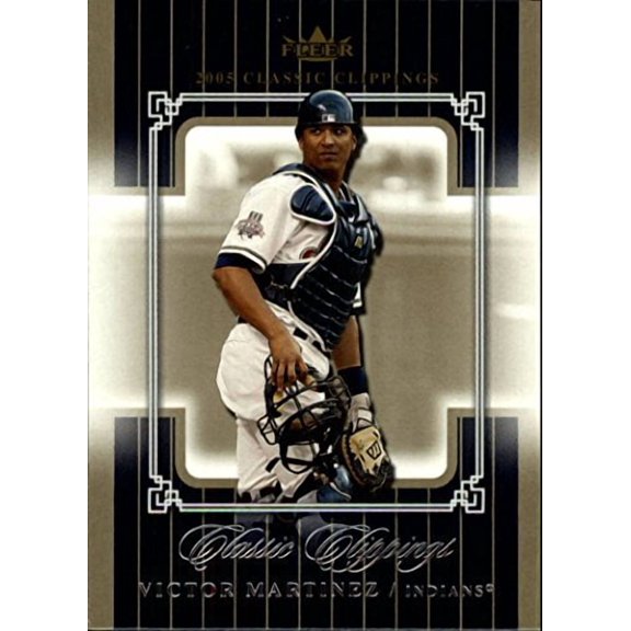 2005 Classic Clippings #45 Victor Martinez MLB Baseball Trading Card